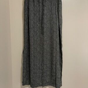 Byer California Gray Pencil Maxi Skirt with Slit size L New with tags